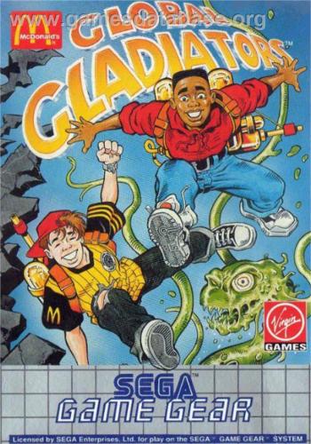 Cover Mick & Mack as the Global Gladiators for Game Gear